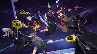 Kingdom Hearts 3  Remind  All Data Boss Fights With Style [upl. by Brana]