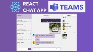 Chat Application using React JS  Build and Deploy a Chat App in 1 Hour Microsoft Teams [upl. by Russom]