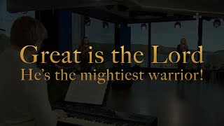 Great is the Lord He’s the mightiest warrior Christian music Live performance [upl. by Assiran646]