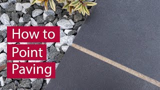 How to Point Patio Paving [upl. by Arratoon]