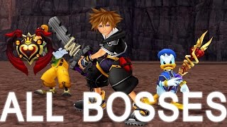 Kingdom Hearts 2 Final Mix All Bosses PS3 1080p [upl. by Macri28]