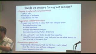 How to Give a Great Science Seminar [upl. by Dorothi134]