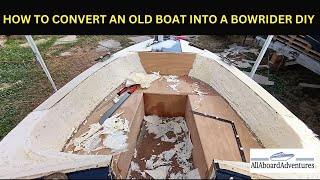 Boat conversion into Bowrider [upl. by Einad114]