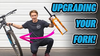 How To Upgrade Your Mountain Bike Fork Every Detail To Consider [upl. by Freytag968]