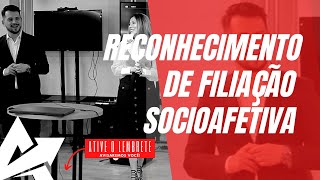 DIREITO DE FAMÍLIA Reconhecimento de filiação socioafetiva [upl. by Ailyn]