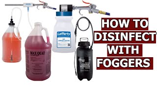 Disinfectant Foggers How To Disinfect Using Foggers [upl. by Suilenroc]