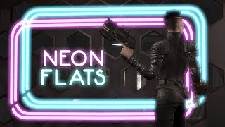 Neon Flats and the Ambulatory AI SNOW  Fallout 4 Creation Club [upl. by Allebram]