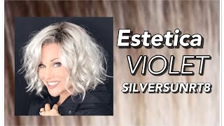 Estetica VIOLET Wig Review  SILVERSUNRT8 tazswigcloset [upl. by Chubb]