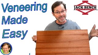 Basic Wood Veneering Techniques Made Easy [upl. by Nerte]