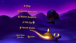 Aladdin DVD Menu Walkthrough [upl. by Ahseele]