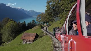 Spektakuläre Zahnradbahn  Die BrienzRothornBahn in der Schweiz [upl. by Yecnay]