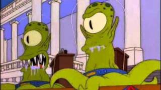 Los Simpson extraterrestres y bipartidismowmv [upl. by Atsuj]