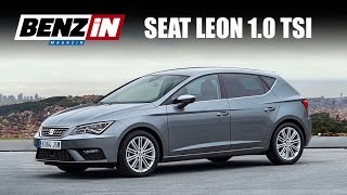 Seat Leon 10 TSI test sürüşü  Benzin TV 2017 [upl. by Esirec581]