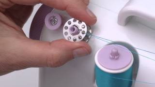 SINGER® PIXIE™ PLUS Bobbin Winding Tutorial [upl. by Duile]