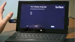 Surface Pro Restore from USB recovery drive [upl. by Saixela]