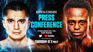 Joet Gonzalez vs Isaac Dogboe  PRESS CONFERENCE [upl. by Chabot]