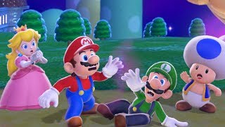 Super Mario 3D World  Too Bad Green Screen 4k [upl. by Luhey]