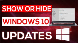 How to Show or Hide Updates Windows 10  Digital Tips [upl. by Trueman697]