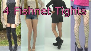 FISHNET Tights Outfits  How to Style Fishnet  TRY ON REVIEW [upl. by Llehsem]