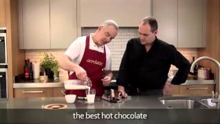 How to make a hot chocolate using an aerolatte milk frother [upl. by Lenore]