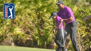 Tiger reflects on Charlie Woods first eagle at PNC Championship [upl. by Janus]