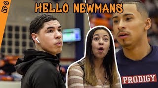 How Julian Newman Prepared To Play LAMELO BALL Jaden Newman Has A CRUSH On Melo [upl. by Annairdua]