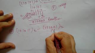 binary subtraction using 1 s complement [upl. by Eloken384]