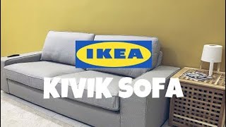 KIVIK Sofa Unboxing amp Assembling  IKEA How To [upl. by Adnale337]