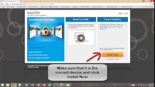 Respondus Lock Down Browser install for Windows [upl. by Asirrom959]