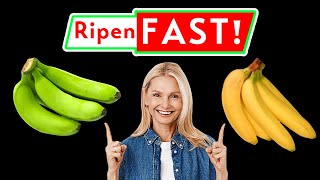 How To Ripen Bananas FAST StepbyStep Guide [upl. by Yajiv]