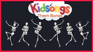 Them Bones from Halloween Party Songs for Kids [upl. by Fasa596]