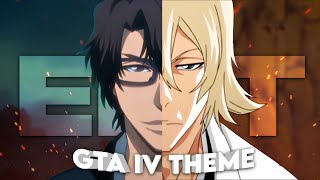 Aizen x Urahara  GTA IV Theme Edit [upl. by Ynafetse]