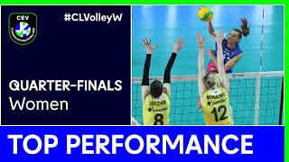 Britt Herbots  Top Performance  QuarterFinals Away Matches  CLVolleyW [upl. by Nereil]