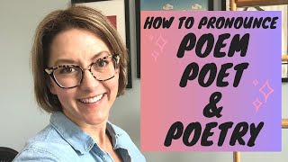 Learn to Pronounce POEM POET POETRY  American English Pronunciation Lesson learnenglish [upl. by Eiddal]