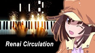 “Renai Circulation”  Kana Hanazawa – Bakemonogatari OP 4 Piano [upl. by Akena]