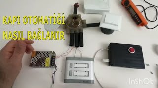 KAPI OTOMATİĞİ NASIL BAĞLANIR  KAPI OTOMATİĞİ TESİSATI NASIL ÇEKİLİR [upl. by Buseck442]